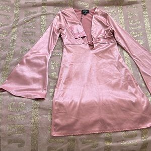 Shimmer pink dress